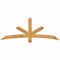 Ekena Millwork Alberta Rough Sawn Timber Gable Bracket, Western Red Cedar, 72"W x 27"H x 4"D x 4"F, 9/12 Pitch GBW072X27X0404ALB00RWR - alternate 1